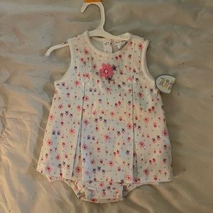 Floral Romper. baby Girl